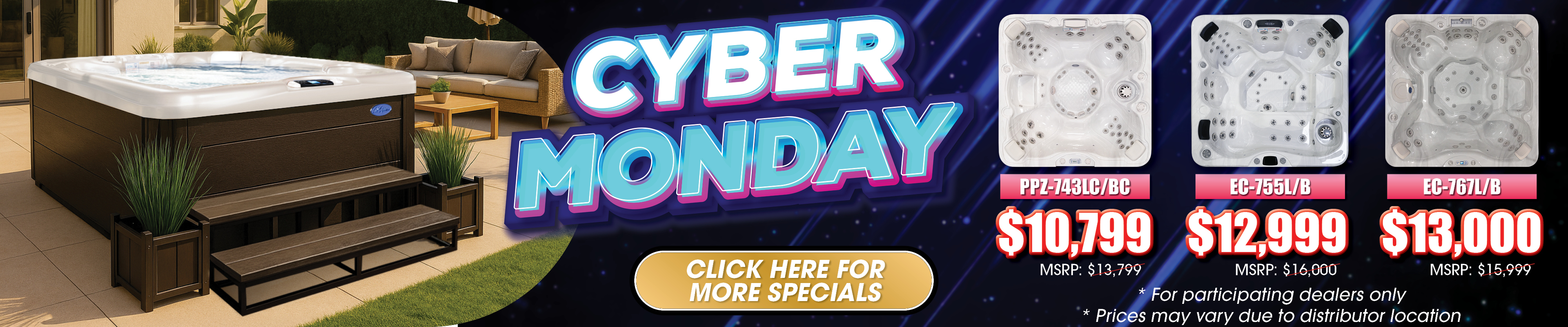 Calspas hot tub being used in a family setting - West Valley